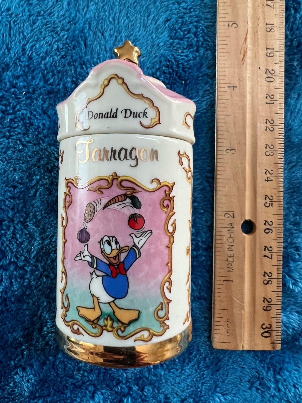 29) Vintage Donald Duck/Mickey Mouse Baby Rattle