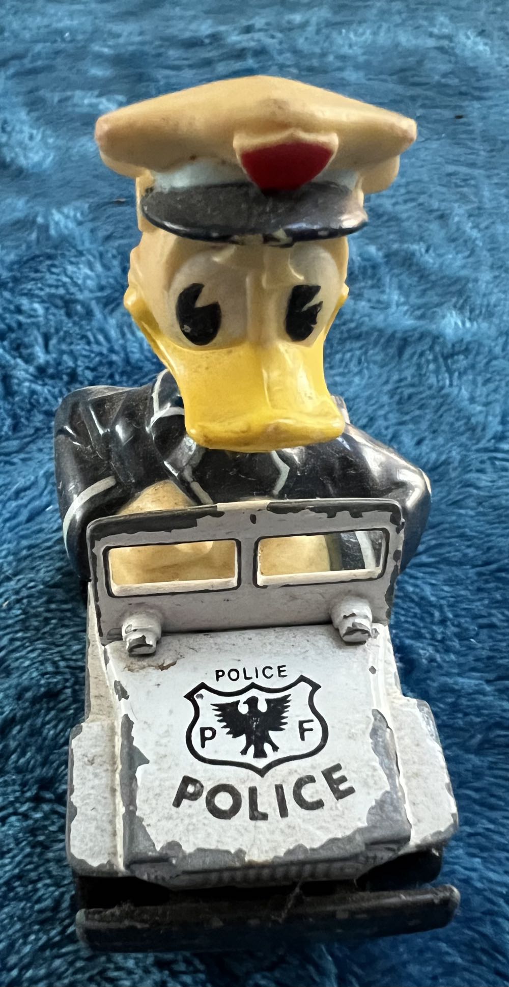 204) Vintage Matchbox Lesney Die Cast Disney Series #5&6 Donald Duck Police Car 1979  plush collectible - Main Image 2
