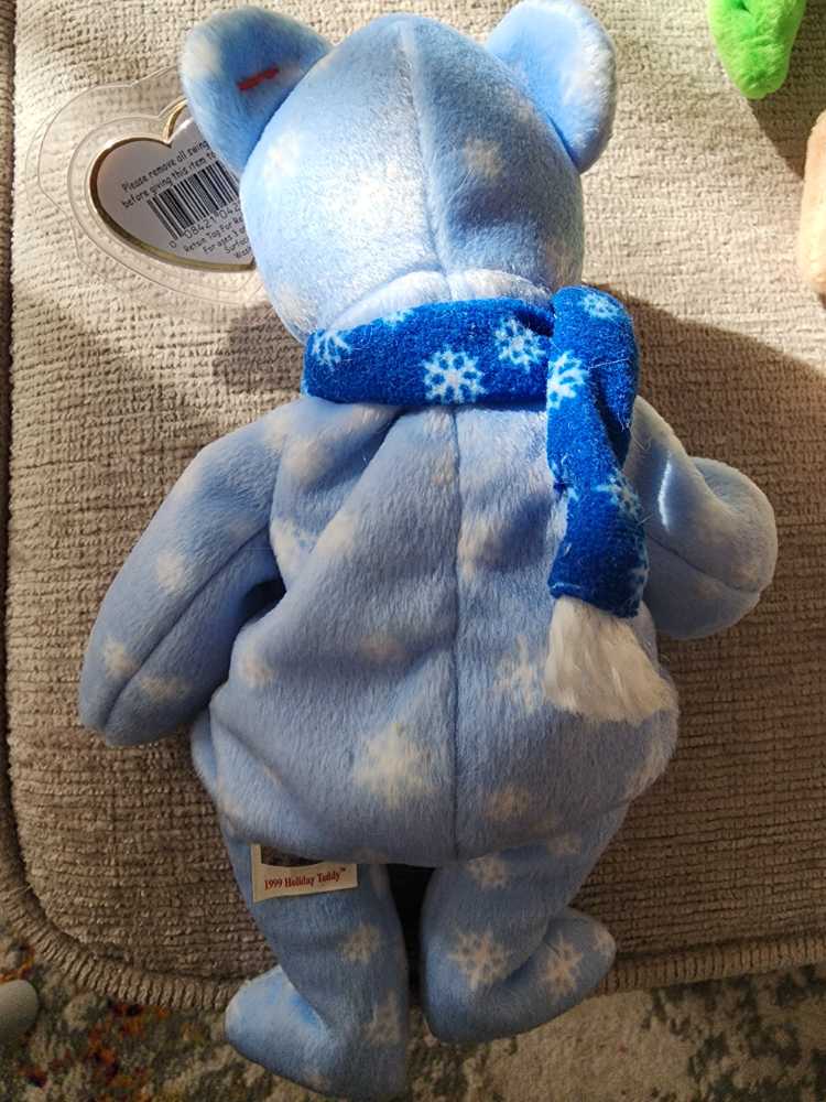 1999 Holiday Teddy  plush collectible - Main Image 2