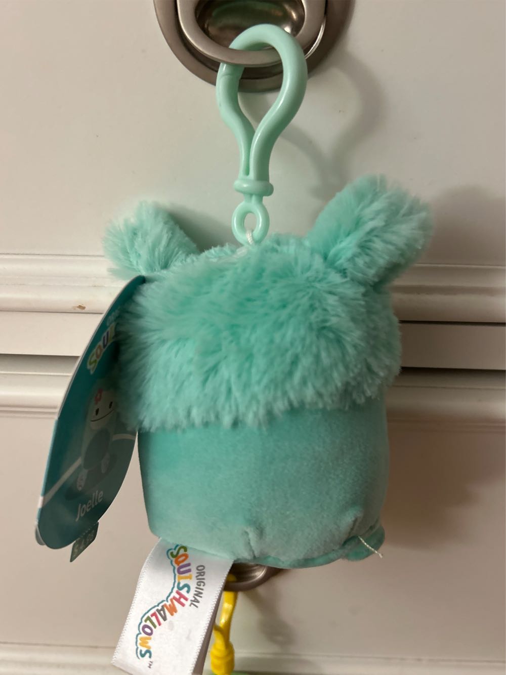 Joelle:  Blue Clip Keychain Yeti Bigfoot  plush collectible [Barcode 196566150119] - Main Image 2