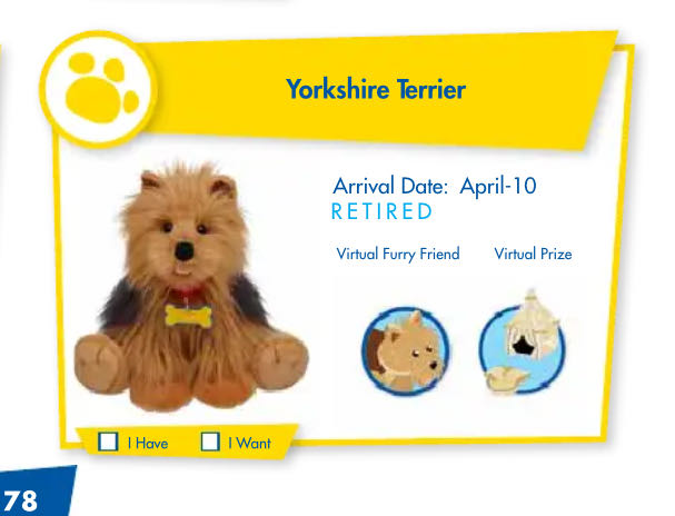 Yorkshire Terrier (Bearemy’s Kennel Pals)  plush collectible - Main Image 2
