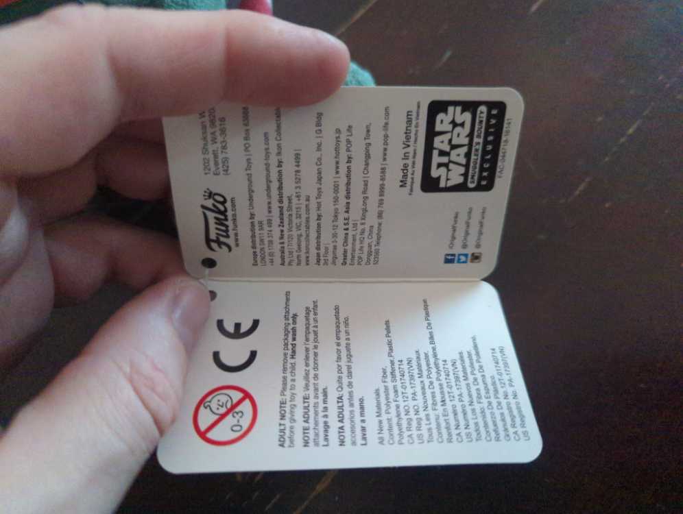 Boba Fett (Star Wars Plush)  plush collectible - Main Image 3