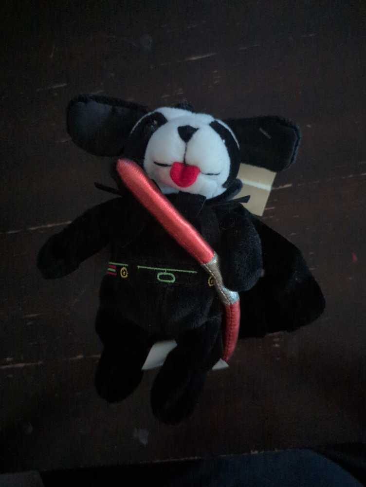 117) Vintage White Disney Donald Duck 1” Shooter Marble Yellow