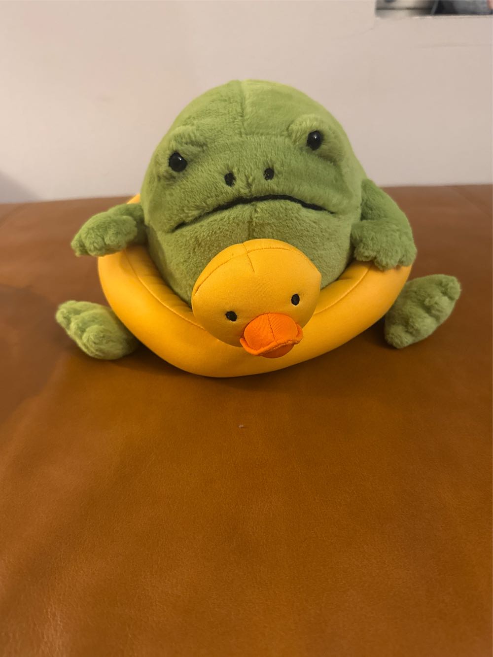Ring Jellycat Ricky Rain Frog Rubber Ring  (United Kingdom) plush collectible [Barcode 670983153507] - Main Image 2