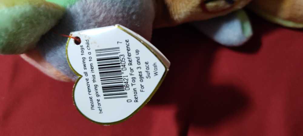 Peace Ty BB  (United States) plush collectible [Barcode 008421040537] - Main Image 3