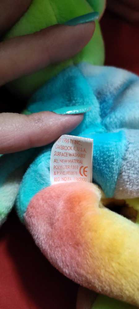 Peace Ty BB  (United States) plush collectible [Barcode 008421040537] - Main Image 4