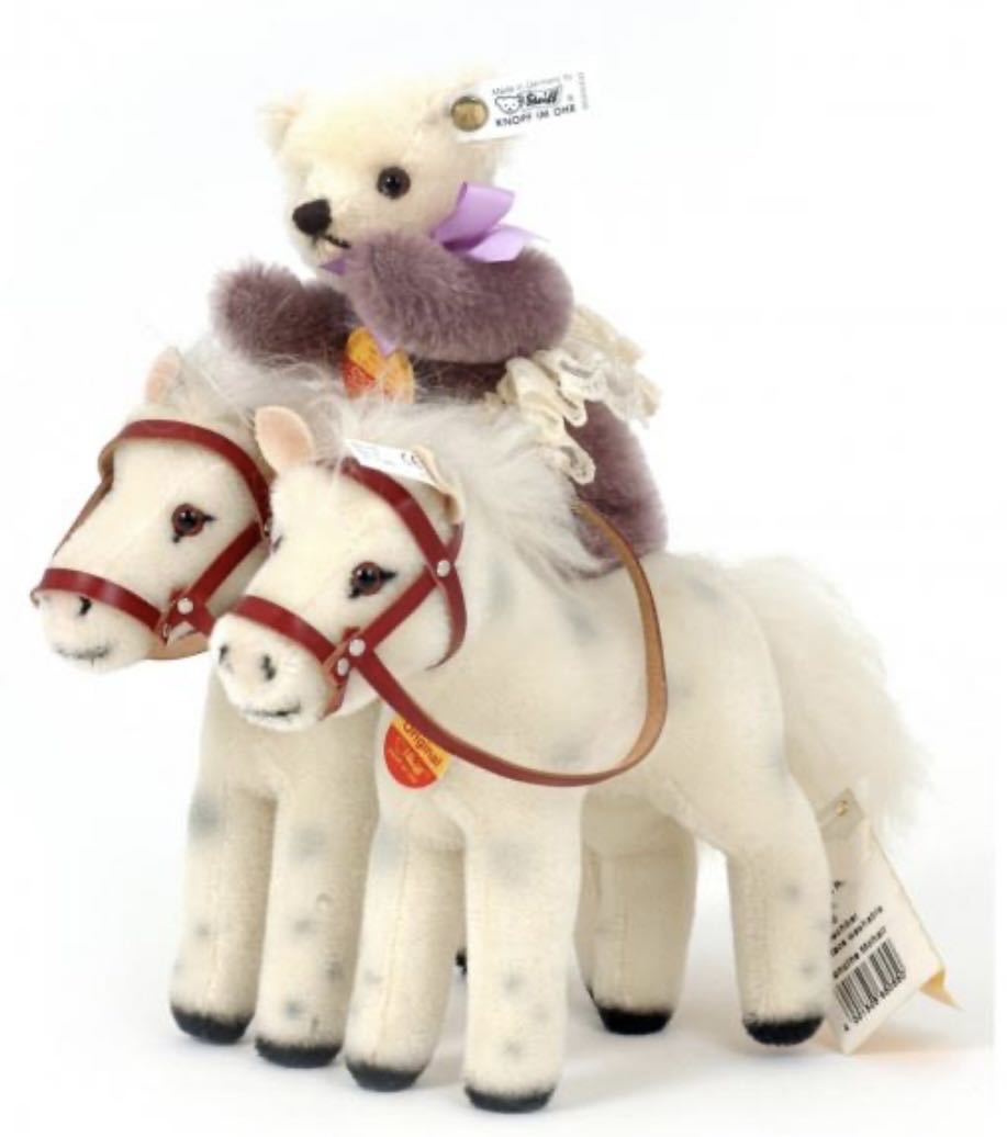 Steiff - Horse - Circus Bear Bake Rider Set  plush collectible - Main Image 4