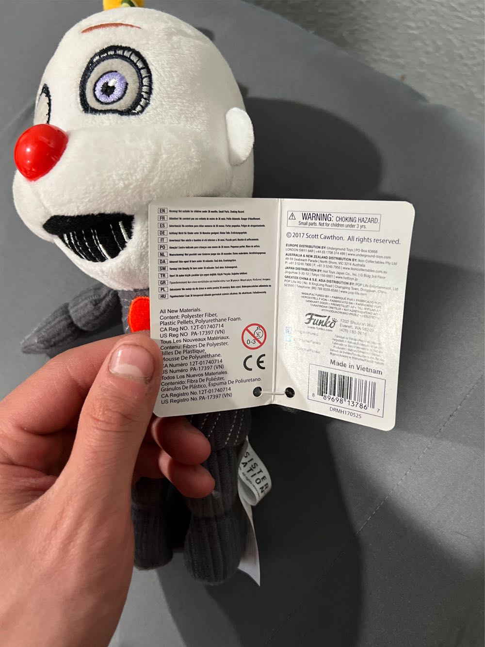3 Funko Five Nights At Freddy’s: Sister Location Ennard Plush  (United States) plush collectible [Barcode 889698137867] - Main Image 3