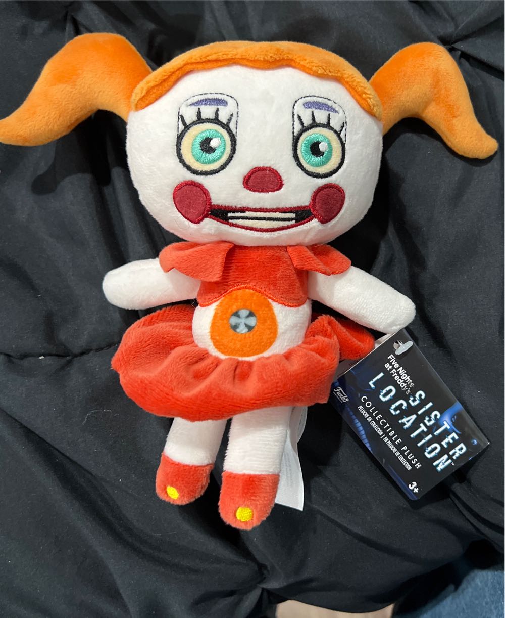 3 Funko Five Nights At Freddy’s: Sister Location Baby Collectible Plush 2017  (United States) plush collectible [Barcode 889698137881] - Main Image 2