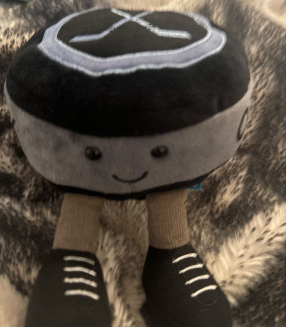 Jellycat Amuseables Sports Ice Hockey Puck  plush collectible [Barcode 670983155938] - Main Image 4