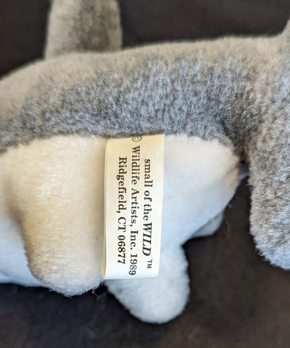 Small Of The Wild: “Mako” Great White Shark  plush collectible - Main Image 3