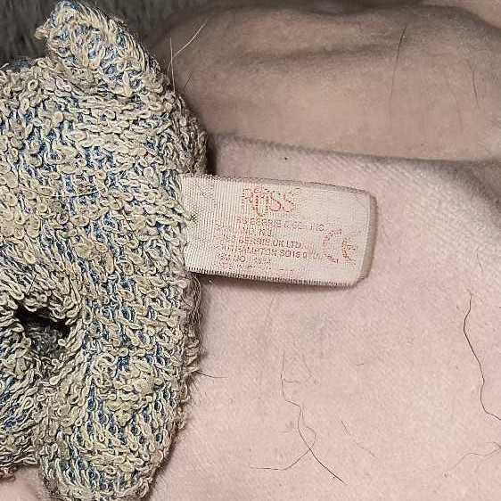 Russ Berrie - Curly Grey Blue Puppy 3”  (United States) plush collectible - Main Image 3