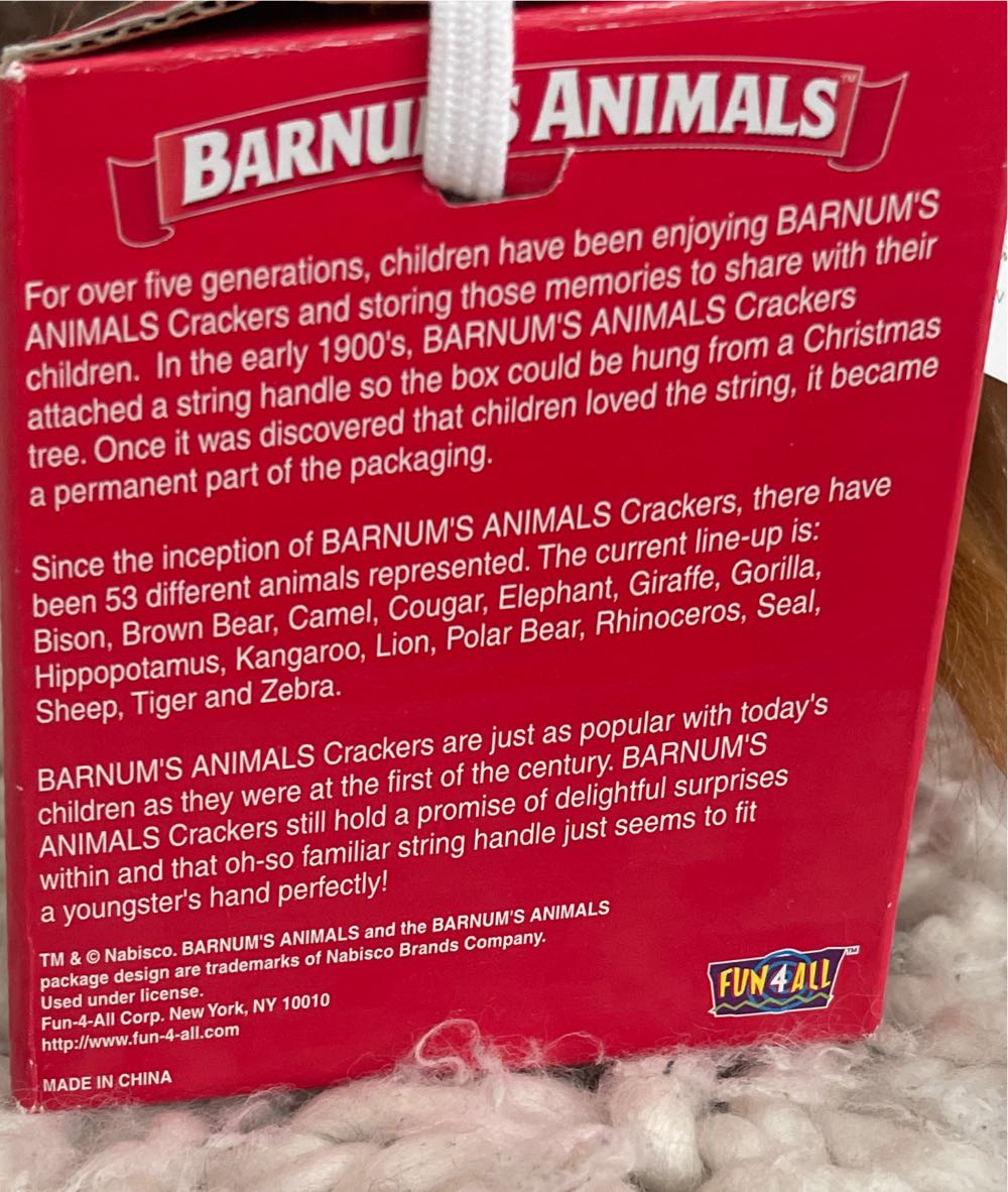 Barnums Animals (Lion)  plush collectible - Main Image 3