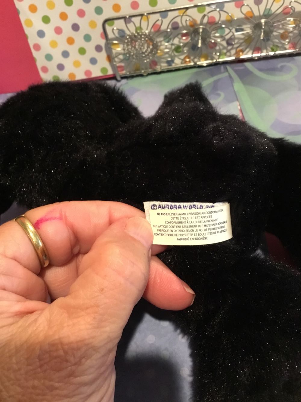 Roddie Rottweiler 🐕‍🦺 Aurora Mini Flopsies Stuffed Plush Toy New With Tags  plush collectible [Barcode 092943313033] - Main Image 3