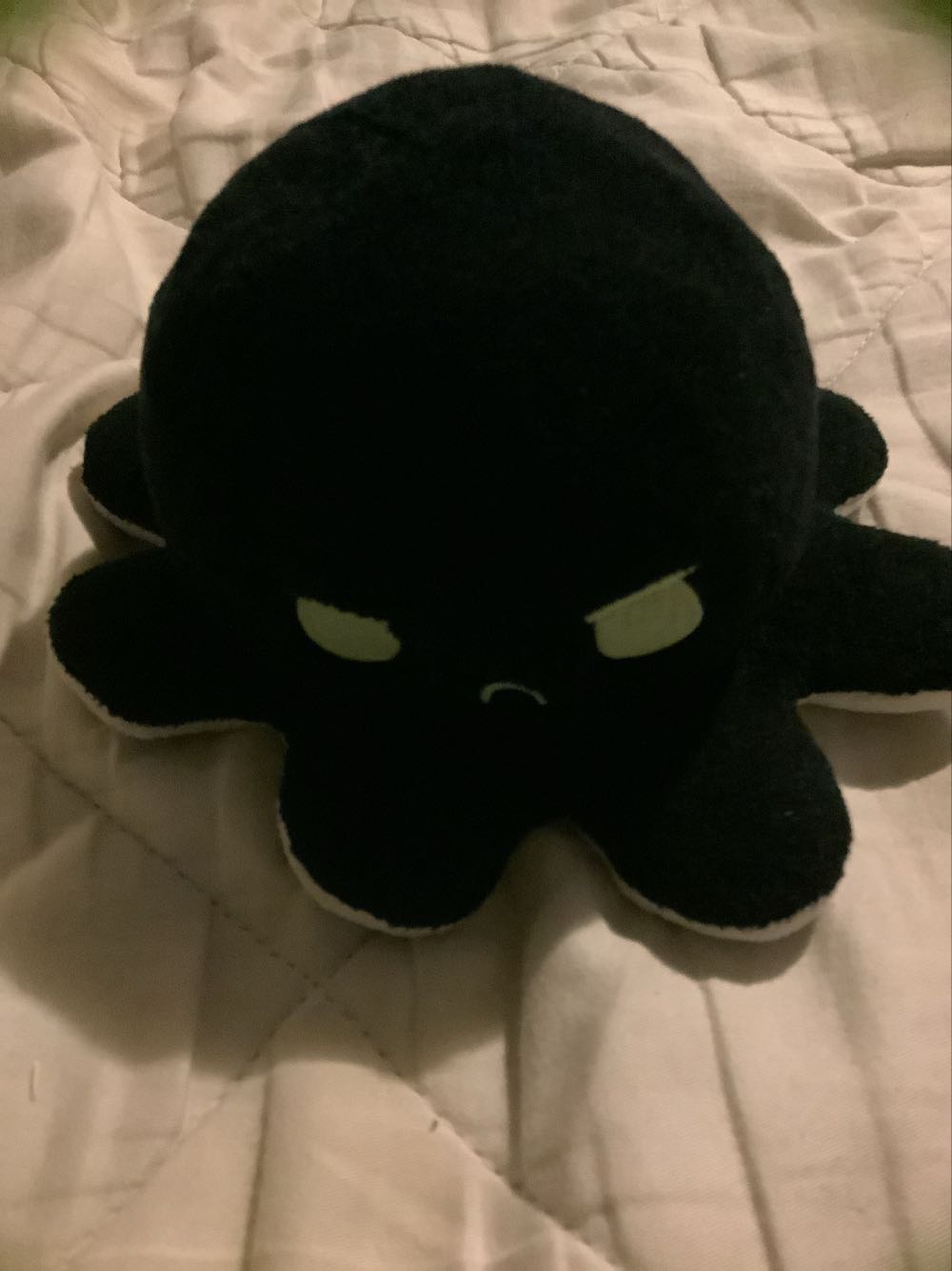 Octopus Happy Angry Glow In The Dark  plush collectible - Main Image 2