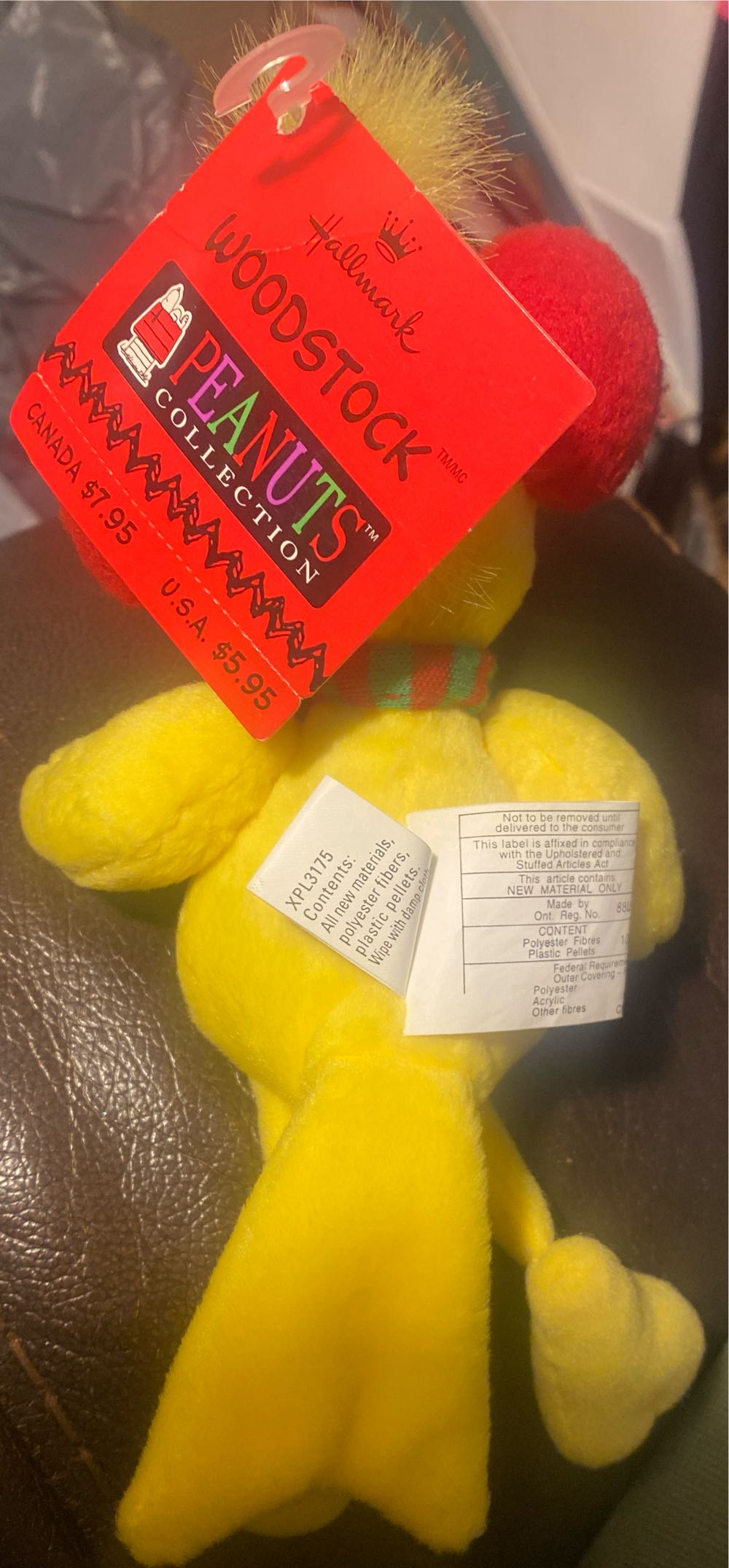 Hallmark Peanuts Collection Woodstock With Red Ear Muffs  (United States) plush collectible - Main Image 2