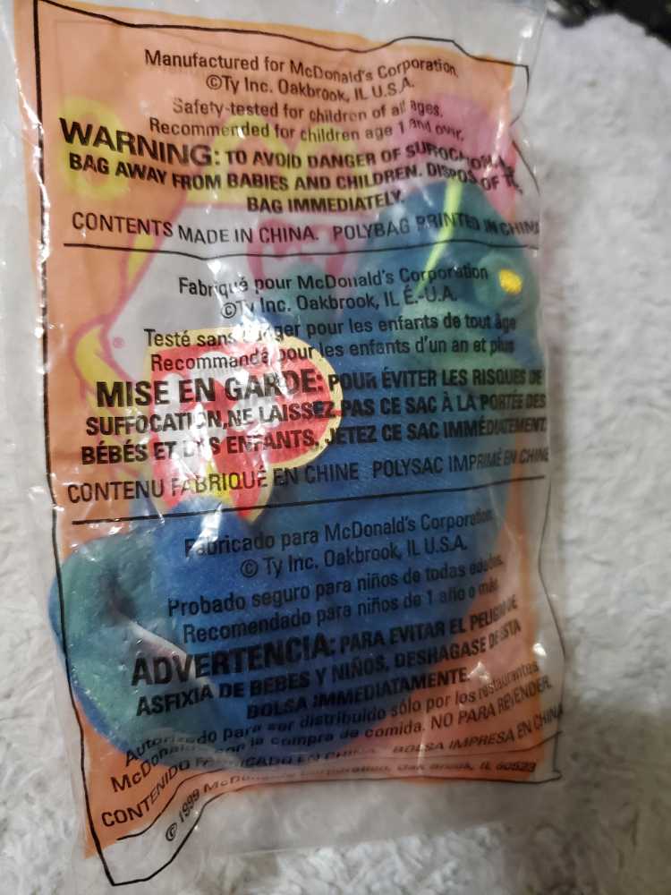 1999 McDonald’s #6 Iggy The Iguana   plush collectible - Main Image 2