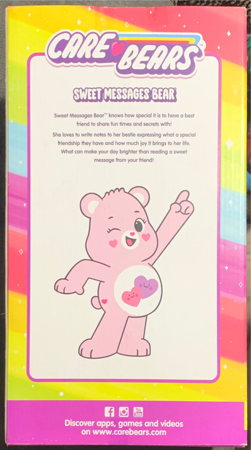 Sweet Messages Bear  plush collectible [Barcode 840150257585] - Main Image 4