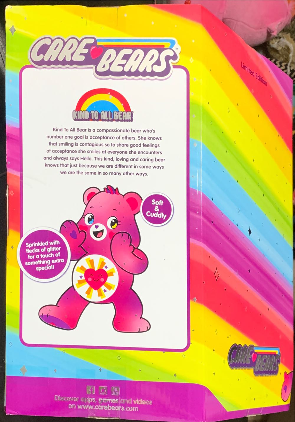 Care Bears Carebear Limited Edition Kind To All Bear Toy New  plush collectible [Barcode 840150249467] - Main Image 4