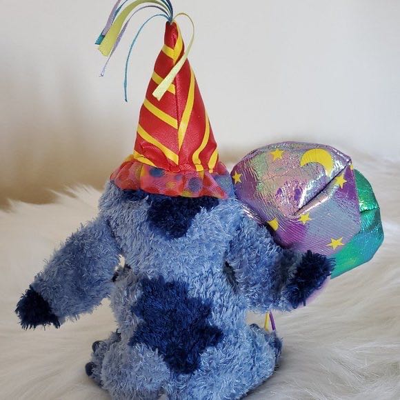 Stitch with Shinny Balloons Celebration Hat Disney Miniature  plush collectible [Barcode 412072403908] - Main Image 2