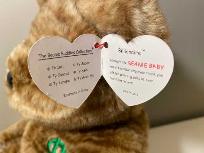 Billionaire the Bear  plush collectible - Main Image 2