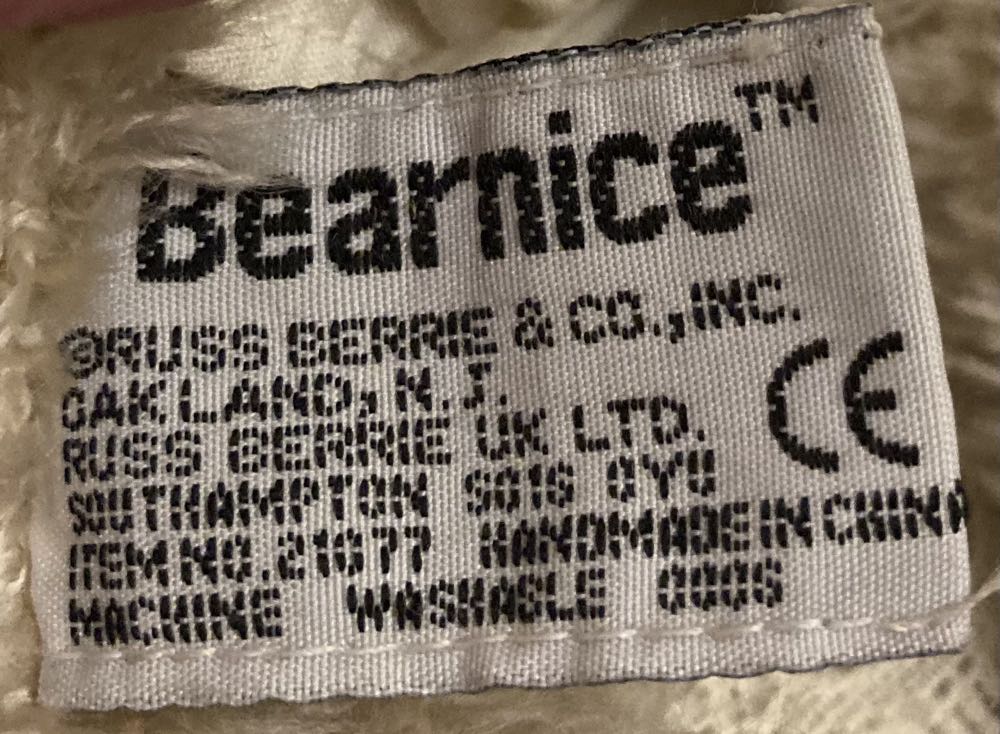 Bearniece  (United States) plush collectible [Barcode 039915210778] - Main Image 2