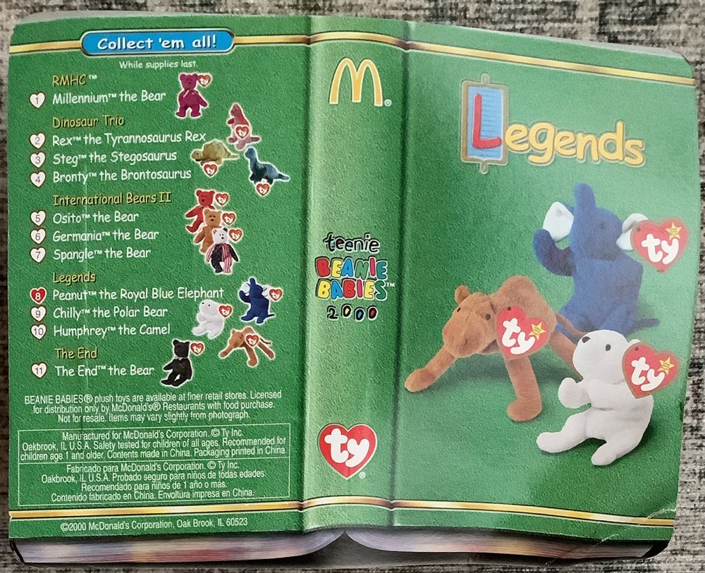 2000 McDonald’s - Peanut  plush collectible - Main Image 2