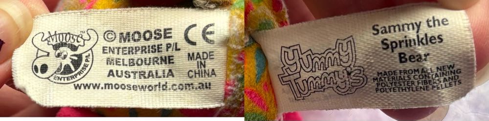 Yummy Tummy’s Sammy The Sprinkles Bear  (Australia) plush collectible - Main Image 4