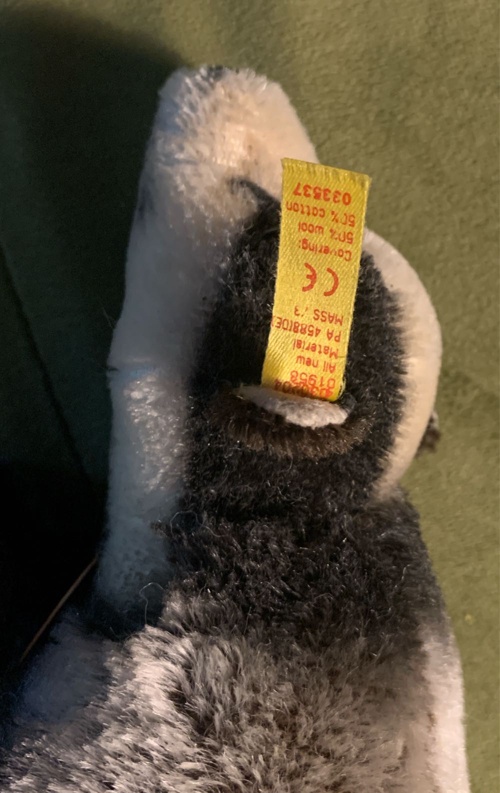 Steiff Dachs  (Germany) plush collectible - Main Image 4