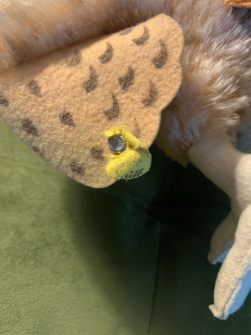 Steiff Owl  (Germany) plush collectible - Main Image 2