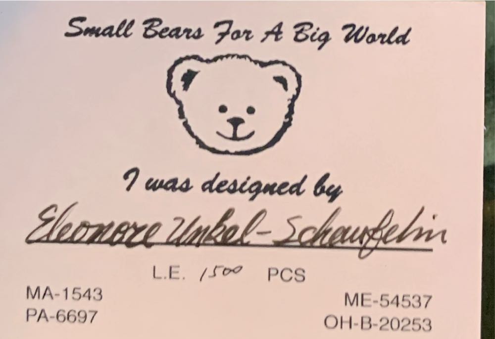 Aurora World of Miniature Bears  (United States) plush collectible - Main Image 3