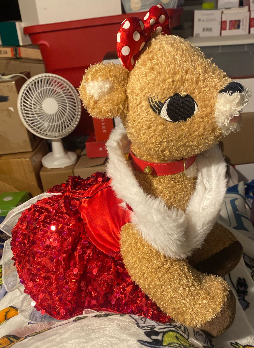 Build A Bear Rudolph The Red Nosed Reindeer Clarice  (China) plush collectible - Main Image 3