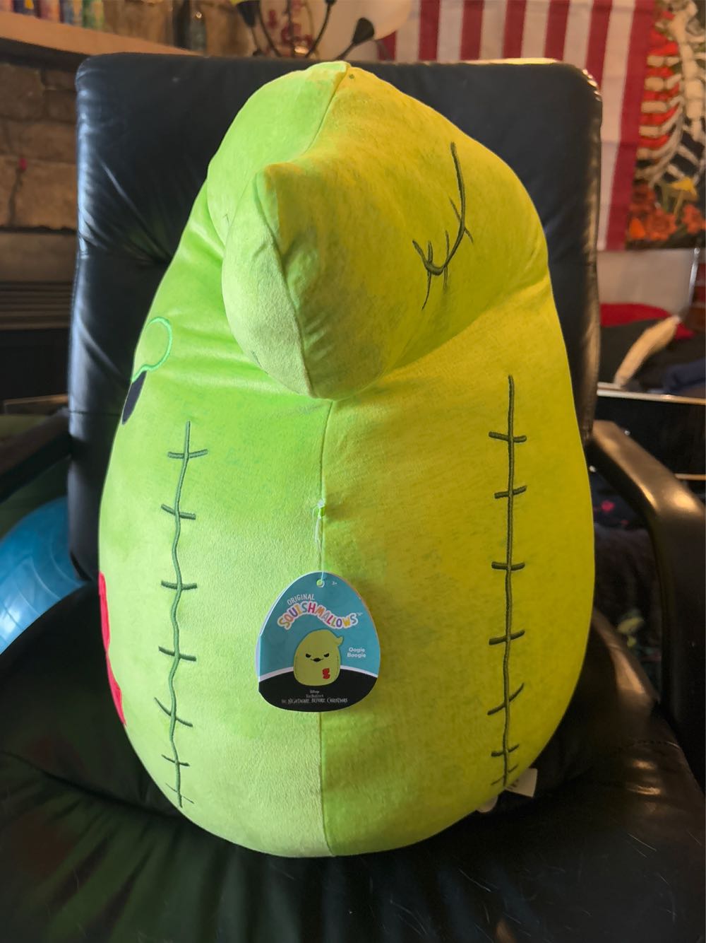 Boogie New Disney Squishmallows Jumbo Oogie Boogie The Nightmare Before Christmas Oogie 20”  plush collectible [Barcode 196566440555] - Main Image 2