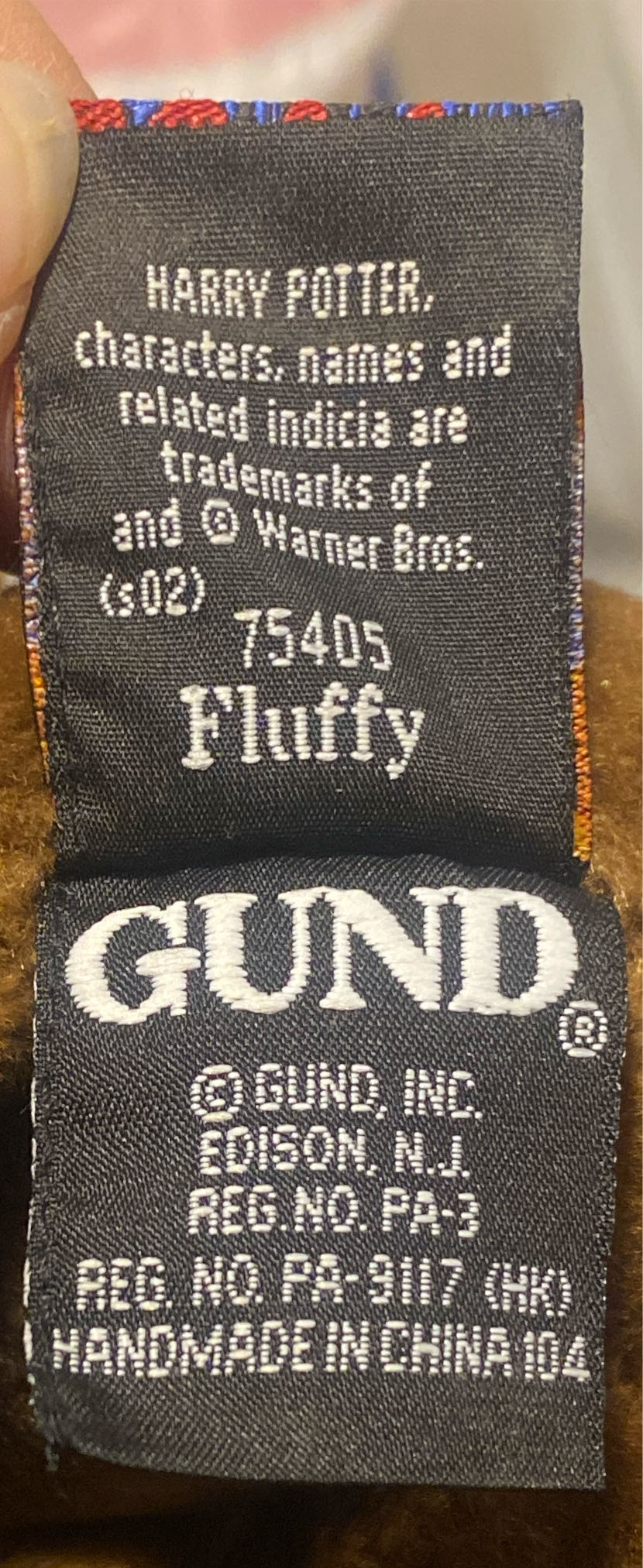 Fluffy The 3 Headed Dog From Harry Potter And The Sorcerer’s Stone By GUND  (United States) plush collectible [Barcode 028399754052] - Main Image 4