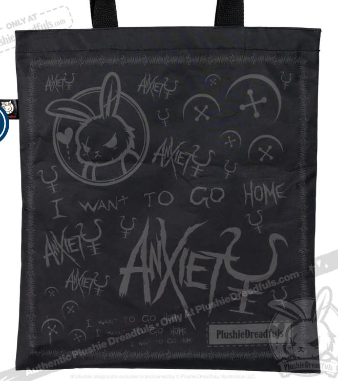 Anxiety Rabbit (BLACK Limited Edition)  plush collectible - Main Image 4