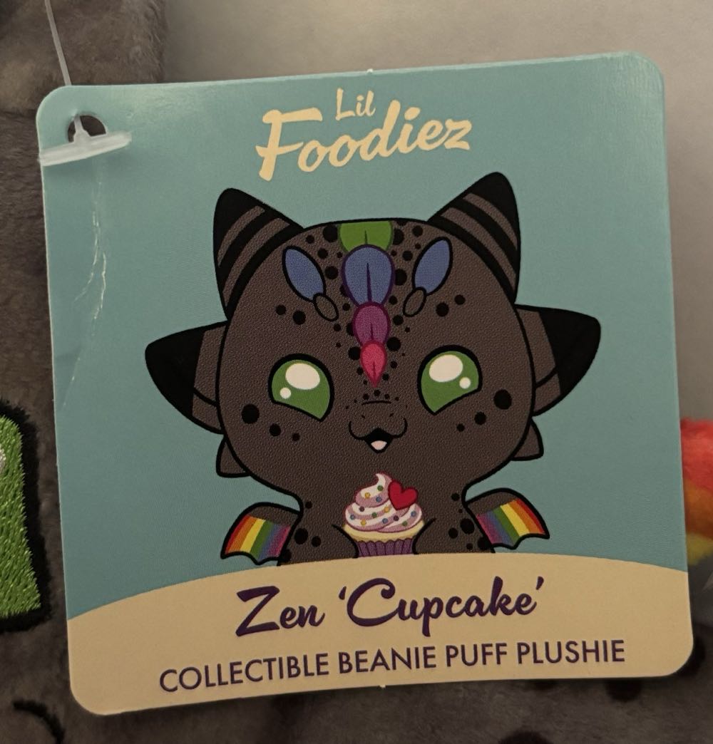 D&B ZEN ‘Cupcake’ BEANIE PUFF PLUSH  (Australia) plush collectible [Barcode 810002711848] - Main Image 4