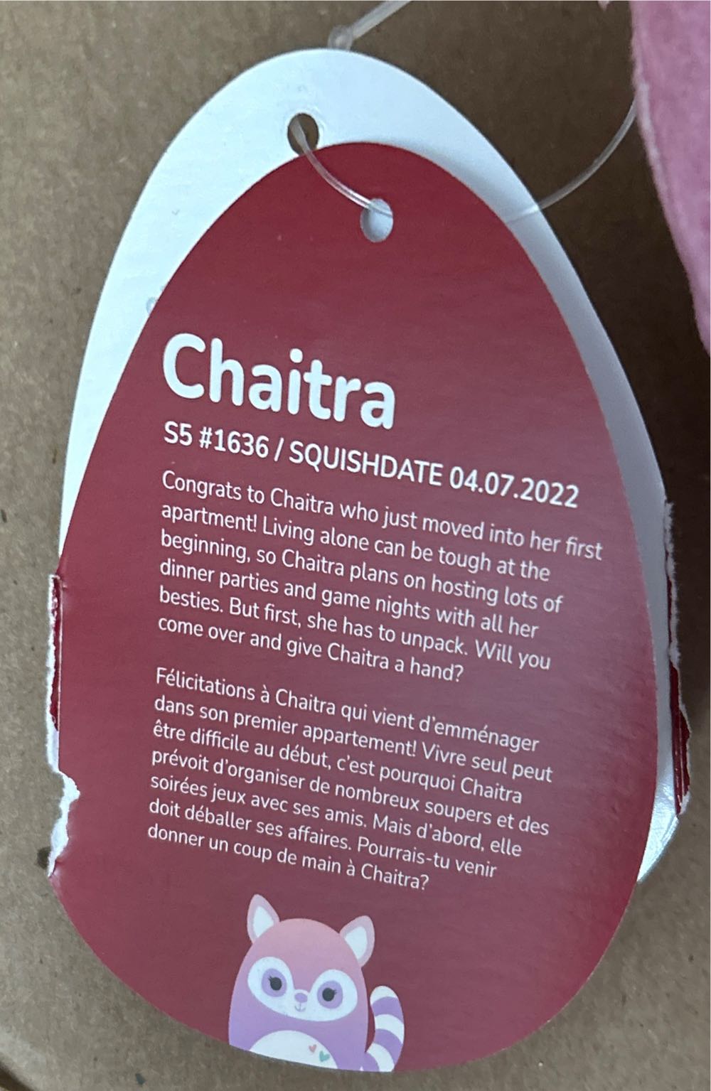 Chaitra  (United States) plush collectible [Barcode 196566430075] - Main Image 3