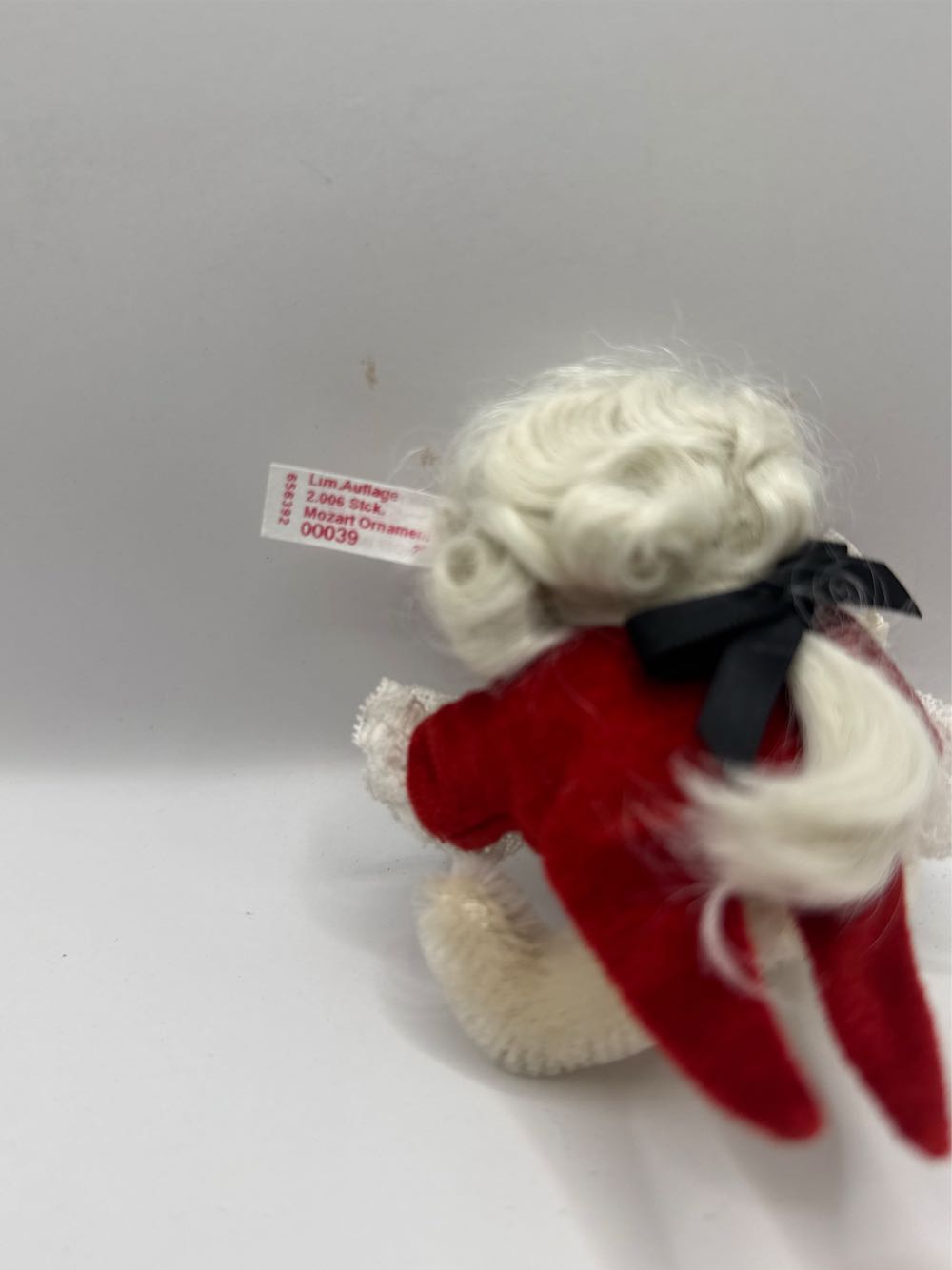 Steiff Mozart Ornament  (Germany) plush collectible - Main Image 3