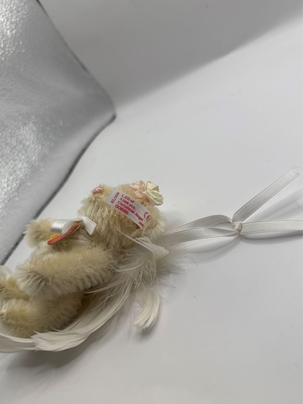 Steiff Christmas Angel Ornament  plush collectible - Main Image 3