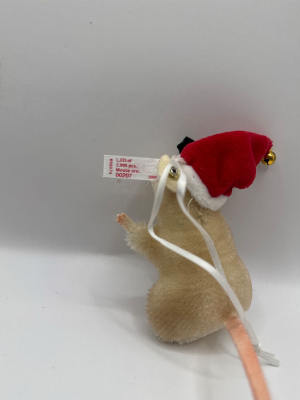 Steiff Mouse Ornament   plush collectible - Main Image 3