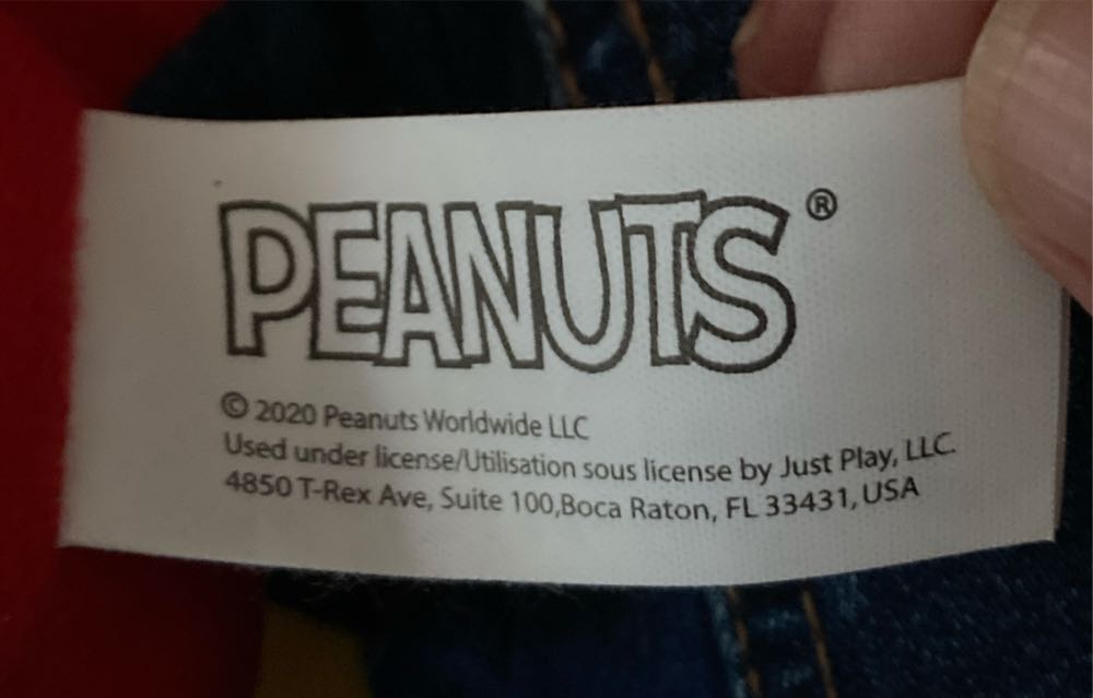 Peanuts Woodstock Yellow Bird In Red Halloween Costume 7 Inches Tall  plush collectible [Barcode 886144177798] - Main Image 2