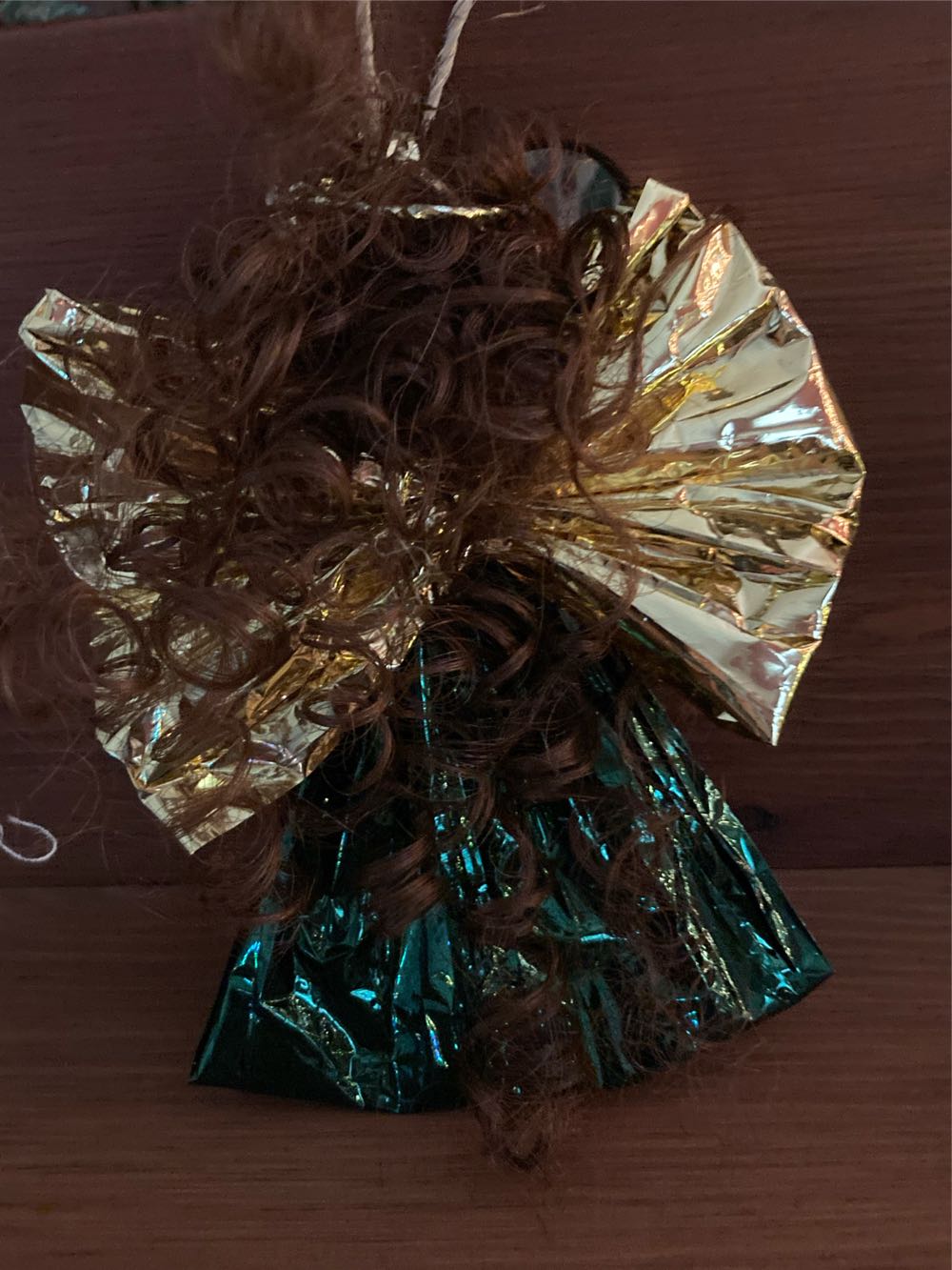 Angel Red Hair Green Gown  plush collectible - Main Image 2