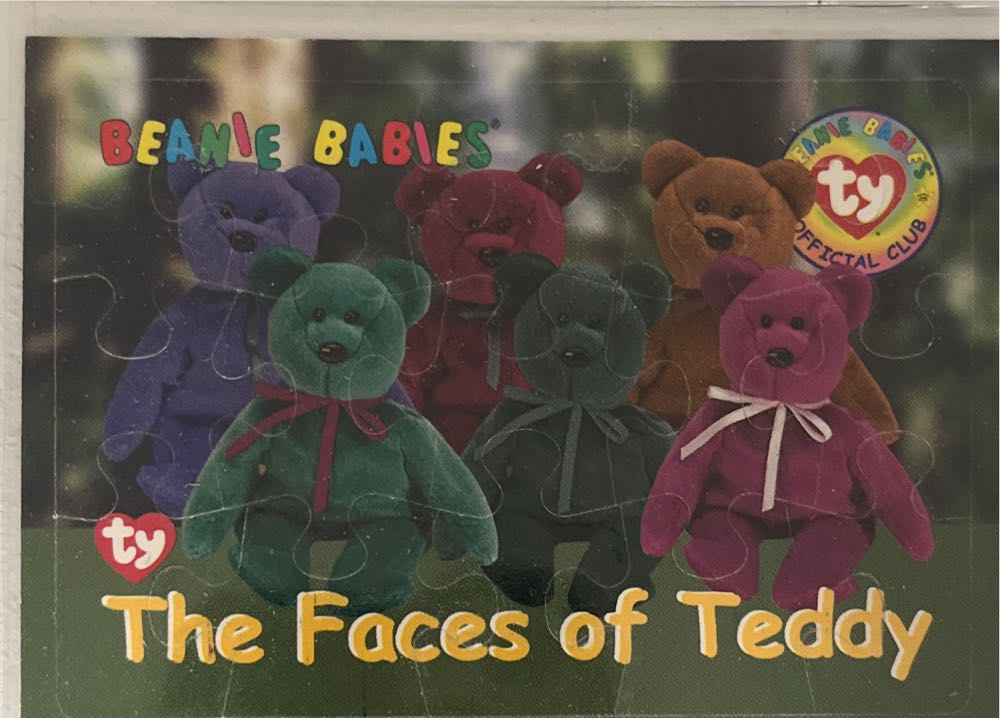 The Faces Of Teddy Puzzle   plush collectible - Main Image 2