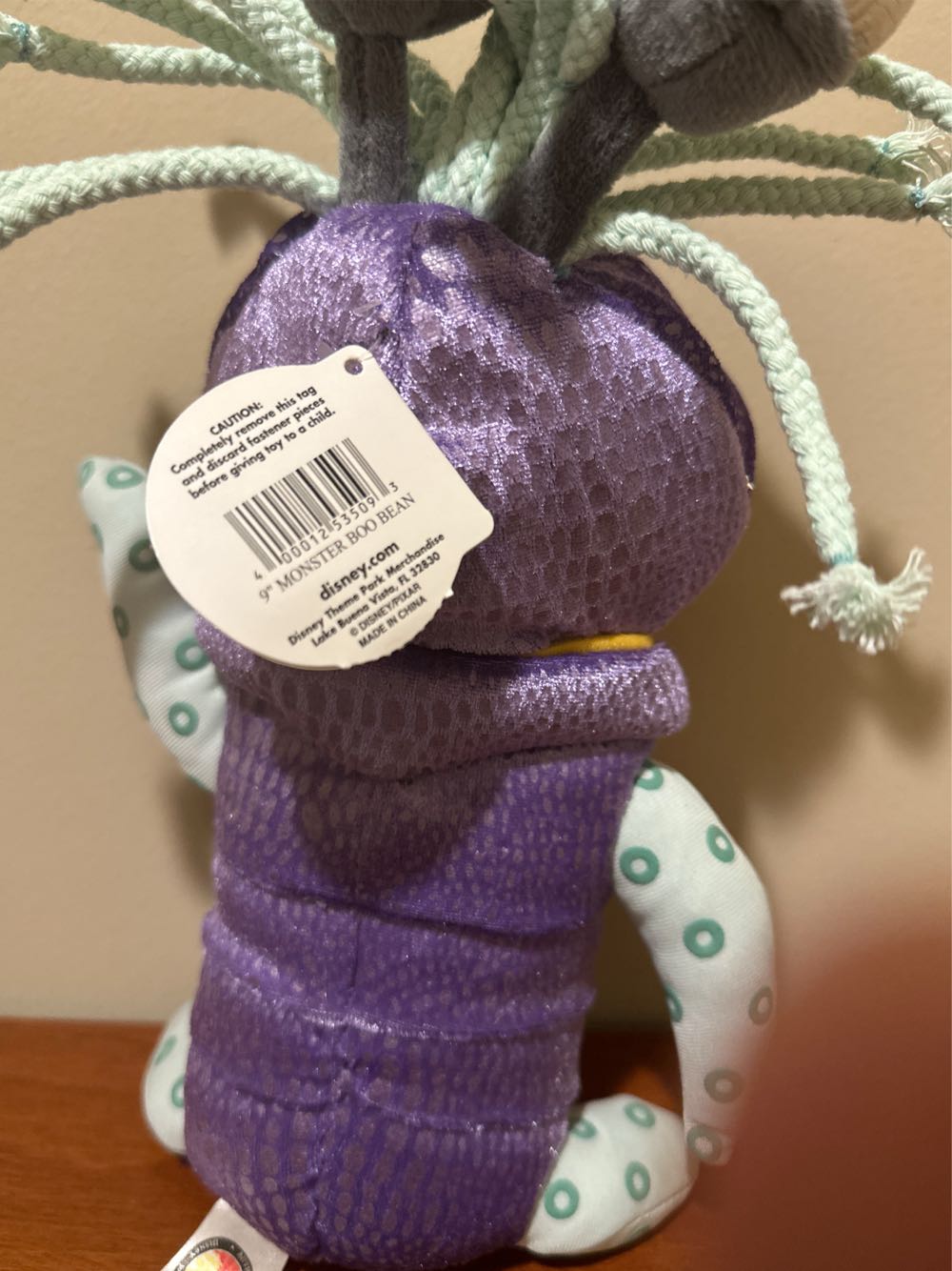 Disney Parks Monsters Inc Movie Pixar 9” Inch Boo Plush ...  (United States) plush collectible [Barcode 400012535093] - Main Image 2
