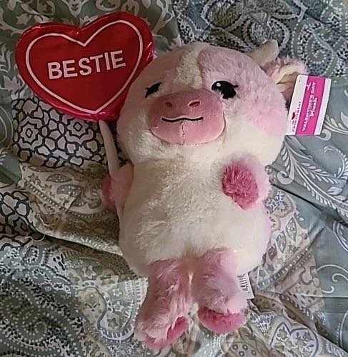 Pompompurin Fluffy Keychain: White Gold