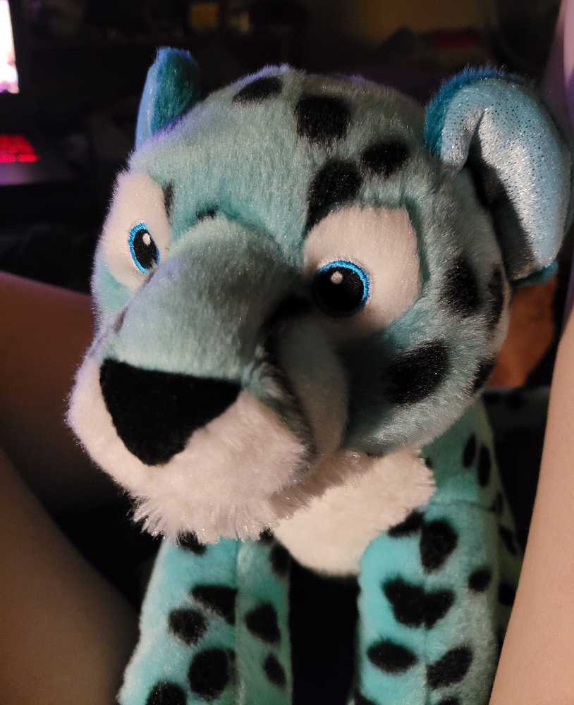 Plush Valentine’s Hearts Dog 7” W New American Greetings