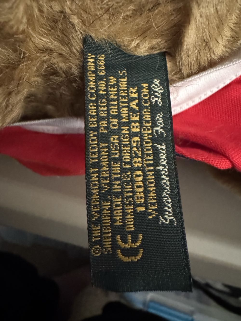 Vermont Teddy Bear   plush collectible - Main Image 4