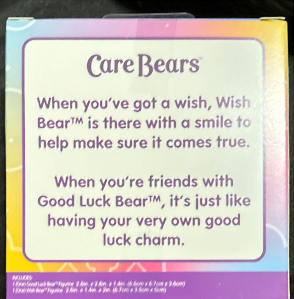 Good Luck Bear & Wish Bear  plush collectible [Barcode 840359707164] - Main Image 2