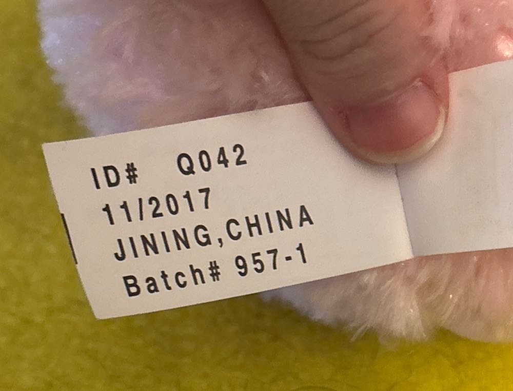 Kellytoy Pink 5” Lamb  (United States) plush collectible [Barcode 734689490943] - Main Image 4