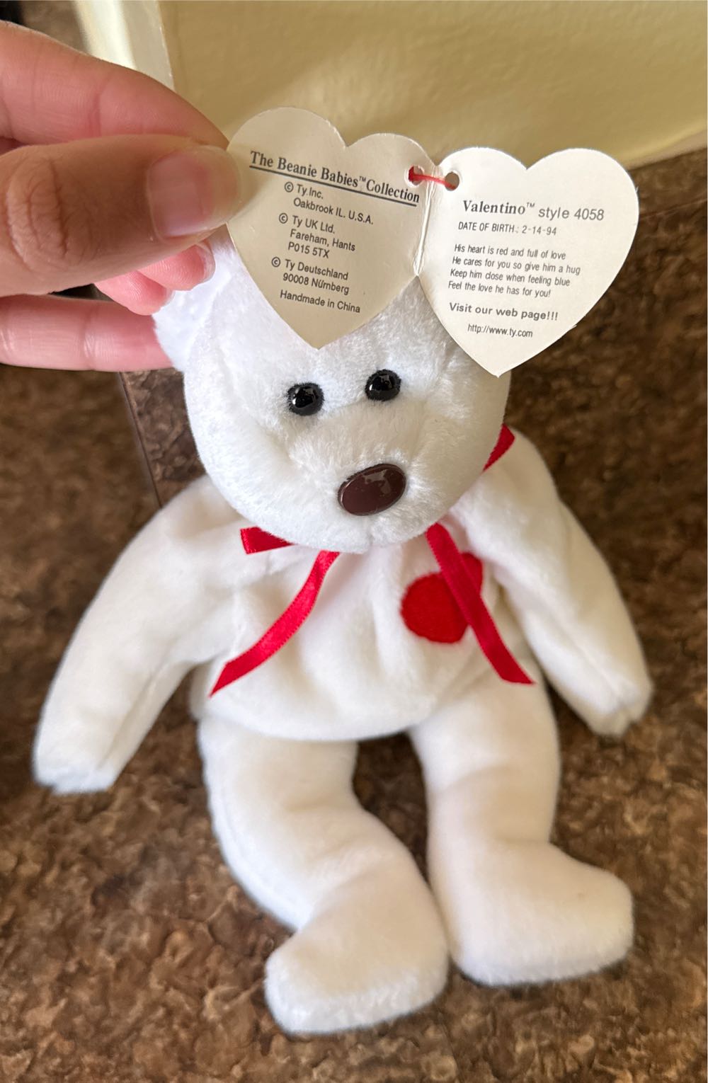 Valentino  (United States) plush collectible [Barcode 008421040582] - Main Image 2